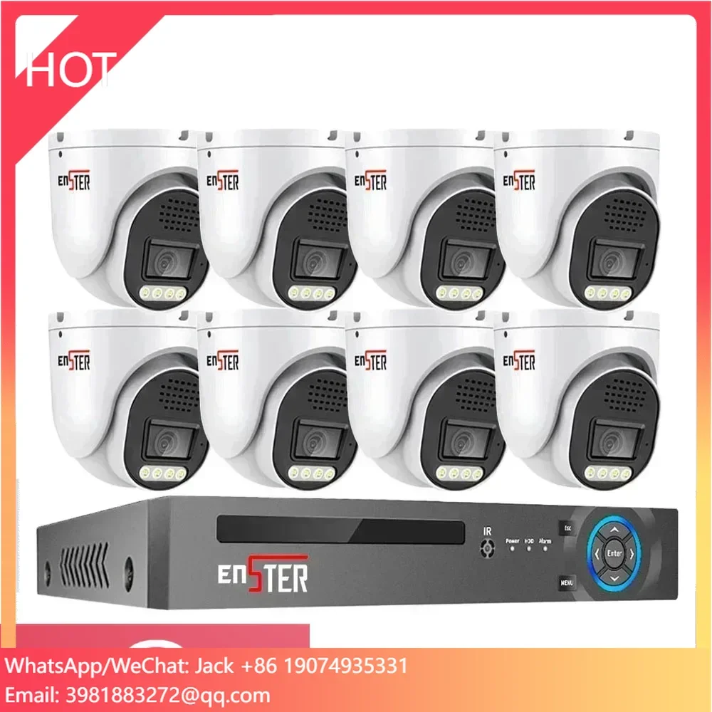 Home Security And Camera System - Metaal Turret Dome 8 Kanaals Binnen