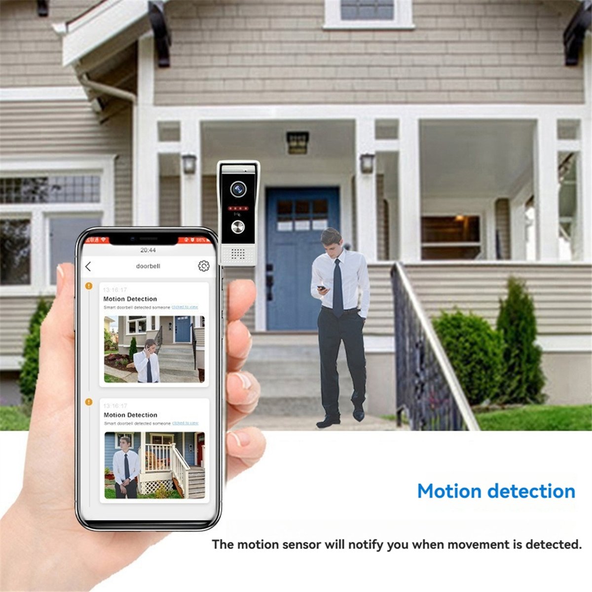 Home Security Uk - doyme TUYA Wifi Video Deurbel Intercomsysteem