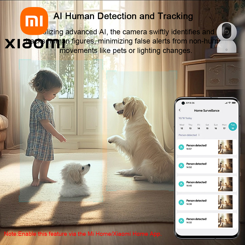 Home Security Camera 360 Xiaomi - XIAOMI Home Security Intelligente Wifi-camera 2