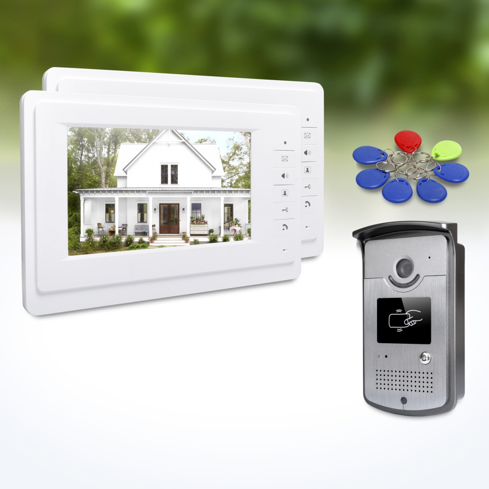 Home Security And Camera System - 1 buitencamera 2 binnenmonitoren 7 inch