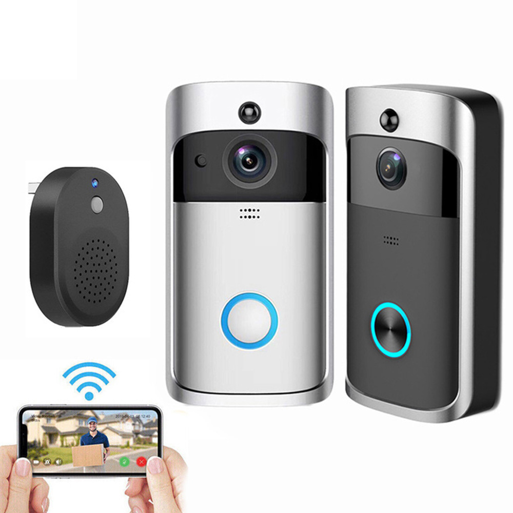 Home Security Uk - Smart V5 Video Deurbel Draadloze WiFi
