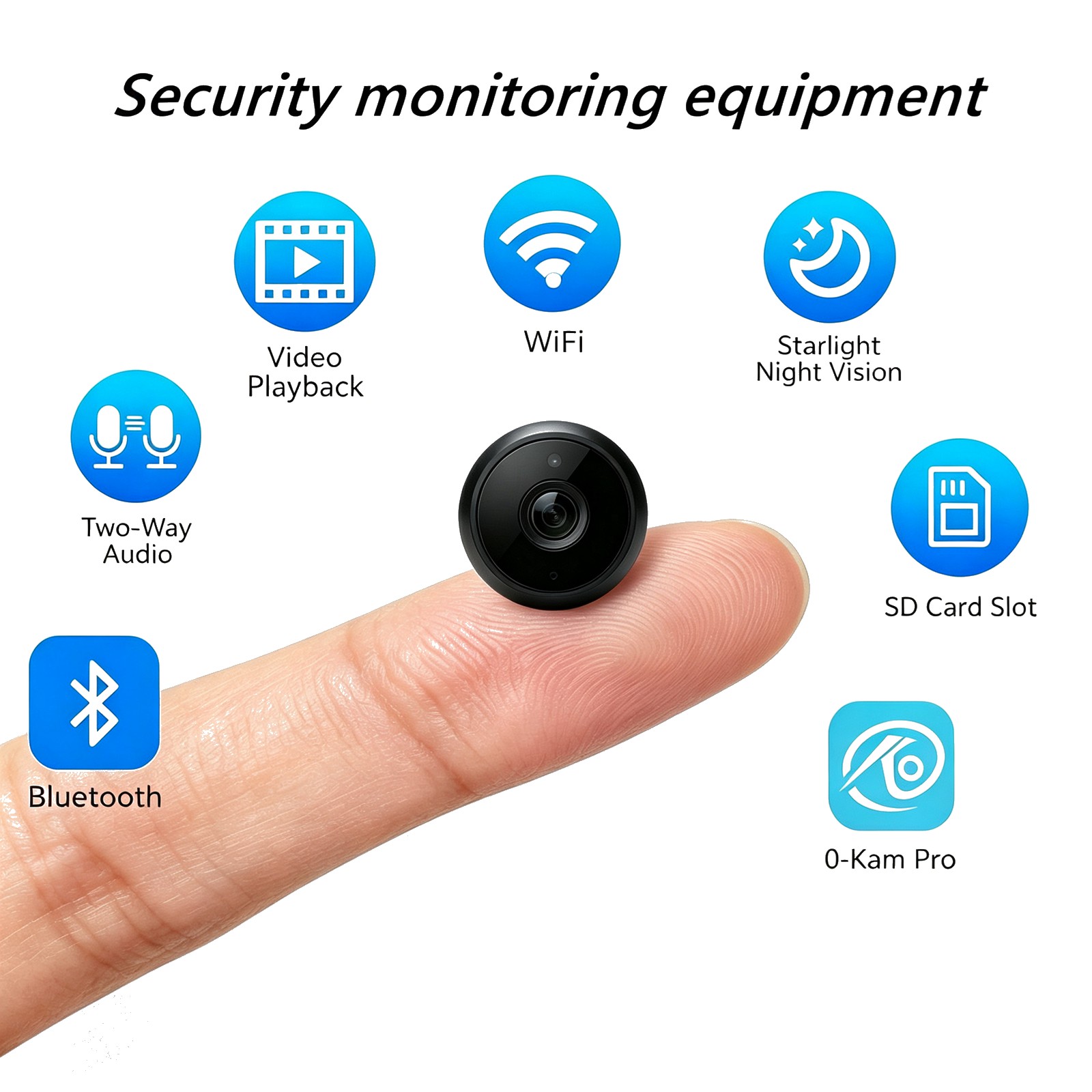 Home Security Network - BU4 Complete Home Indoor Beveiligingscamera Kit:
