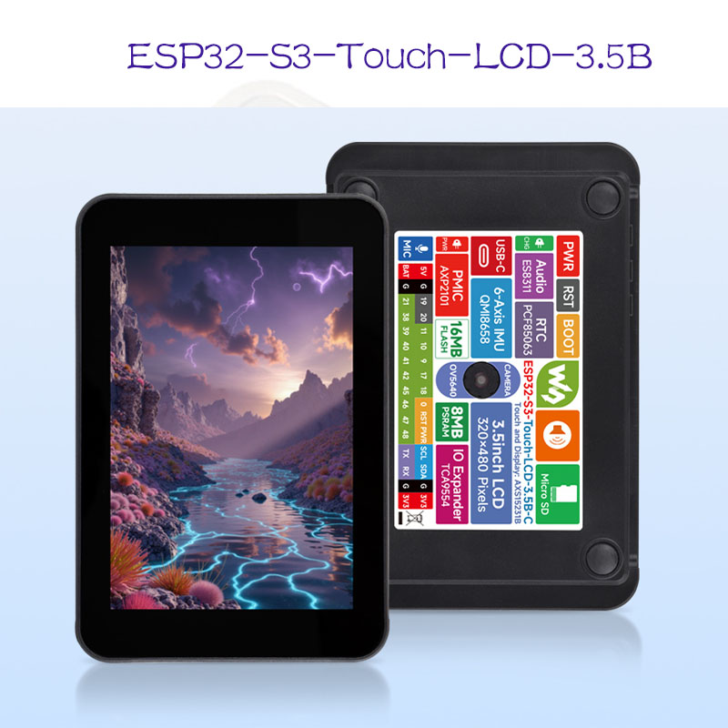 Home Security And Cameras - ESP32-S3 3,5 inch Touch LCD-bord Type
