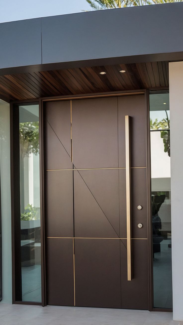 Home Security Providers - Moderne design buitendeur verbetert veiligheid en