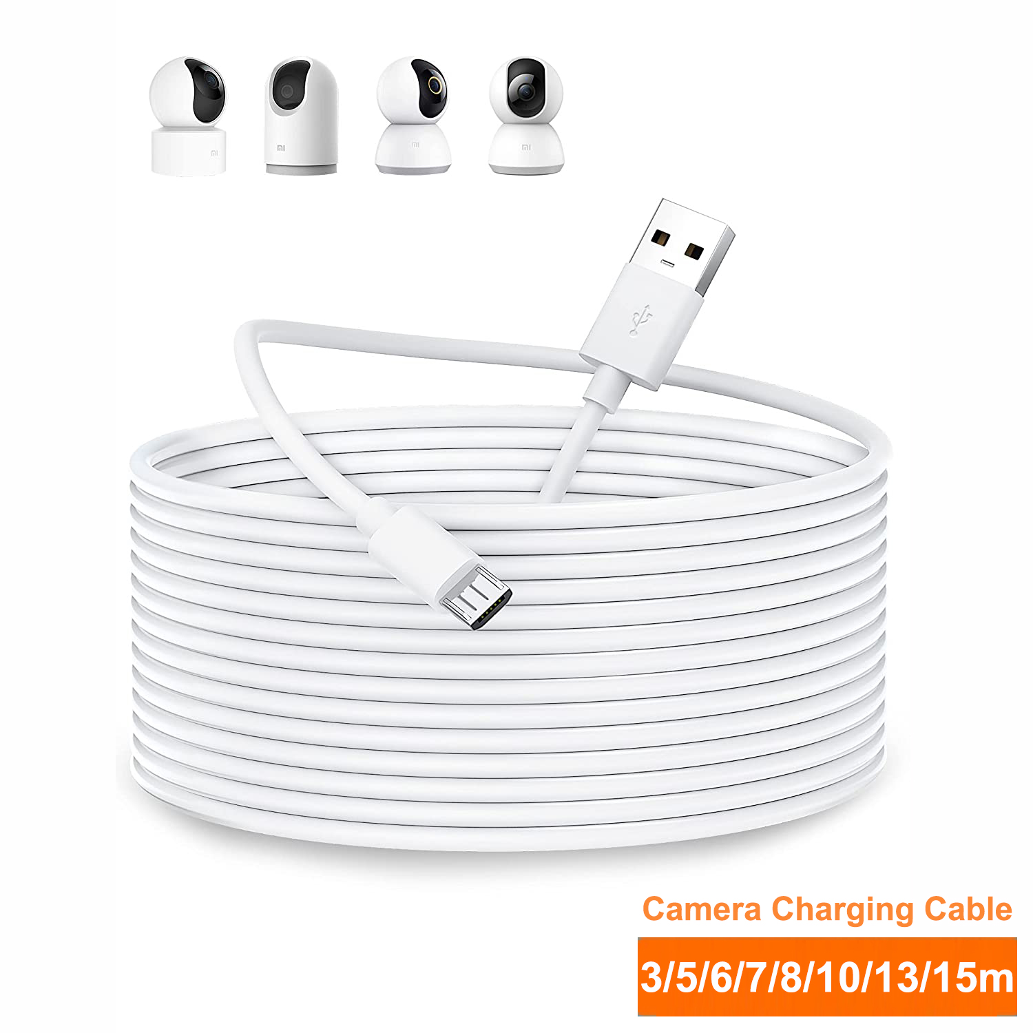 Xiaomi Home Security Camera 2K - 3 ~ 13M Micro-Usb-Verlengkabel Voor Xiaomi