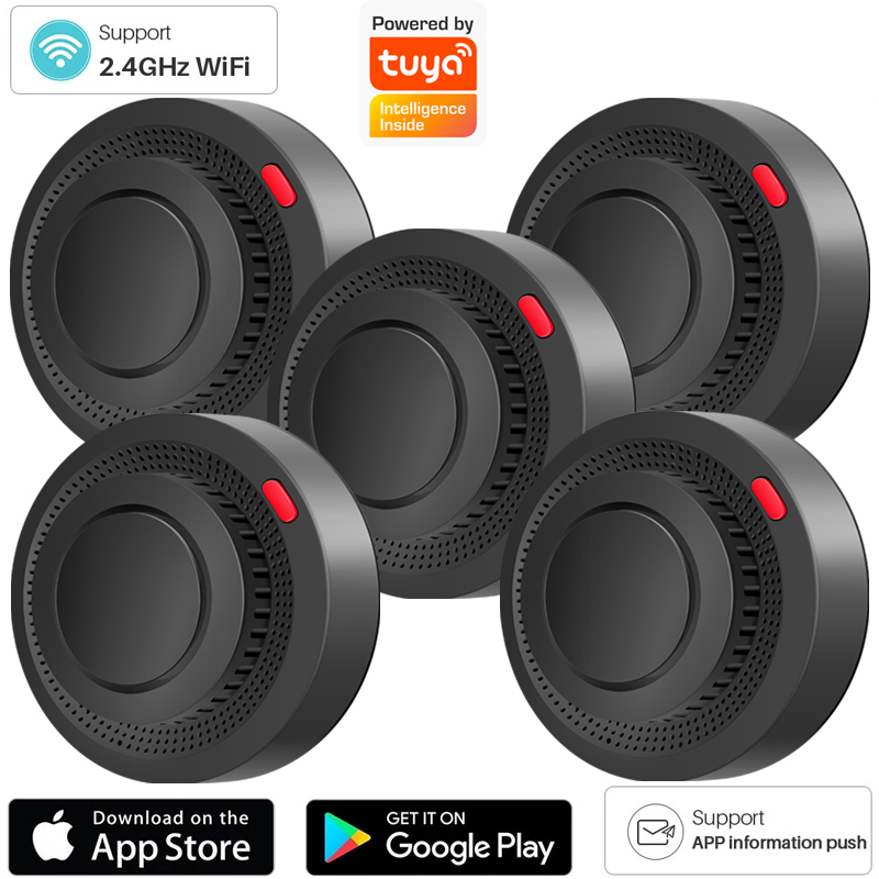 Home Security Kitchener - 2.4G WiFi Rookmelder Draadloze Sensor Brandalarm