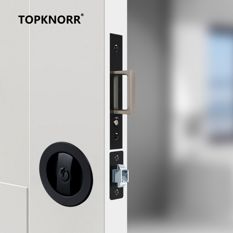 Home Security Kitchener - Onzichtbaar schuifdeurslot voor badkamer, keuken, houten
