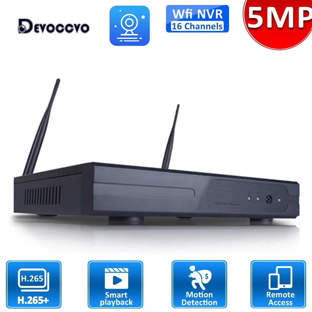 Home Security And Cameras - Draadloos 16CH H.265 5MP NVR-camerasysteem met