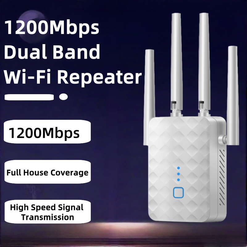 1200Mbps Dual Band WiFi Repeat - Home Security Network recensie en prijs