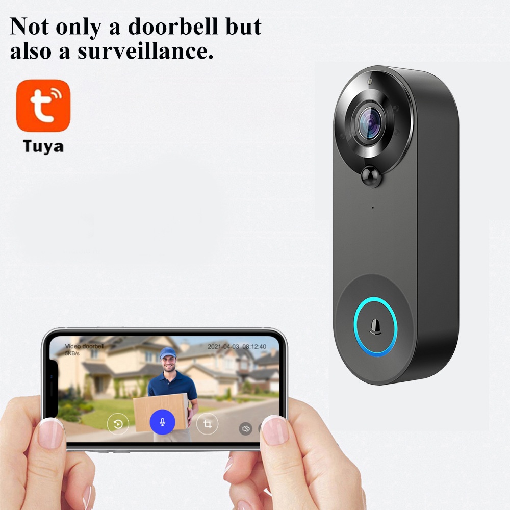 Tuya 1080P Draadloze WIFI Deur - Home Security La recensie en prijs