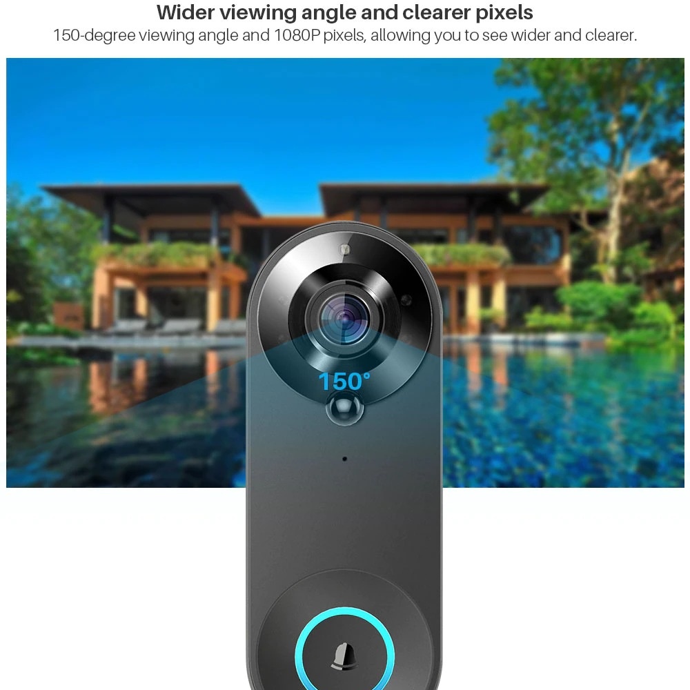 Tuya 1080P Draadloze WIFI Deur - Home Security La recensie en prijs
