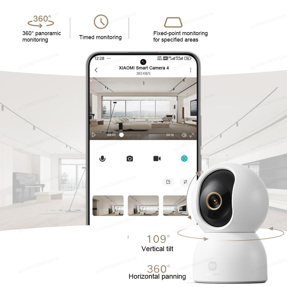 XIAOMI Smart Camera 4, Dual-ba - Home Security Camera 360 Xiaomi recensie en prijs