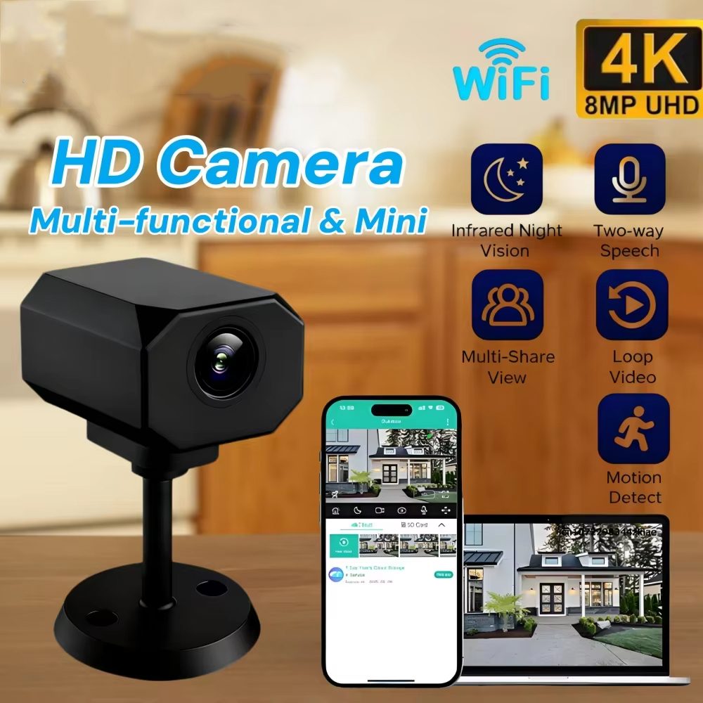 4K HD WiFi-beveiligingscamera  - Home Security And Cameras recensie en prijs