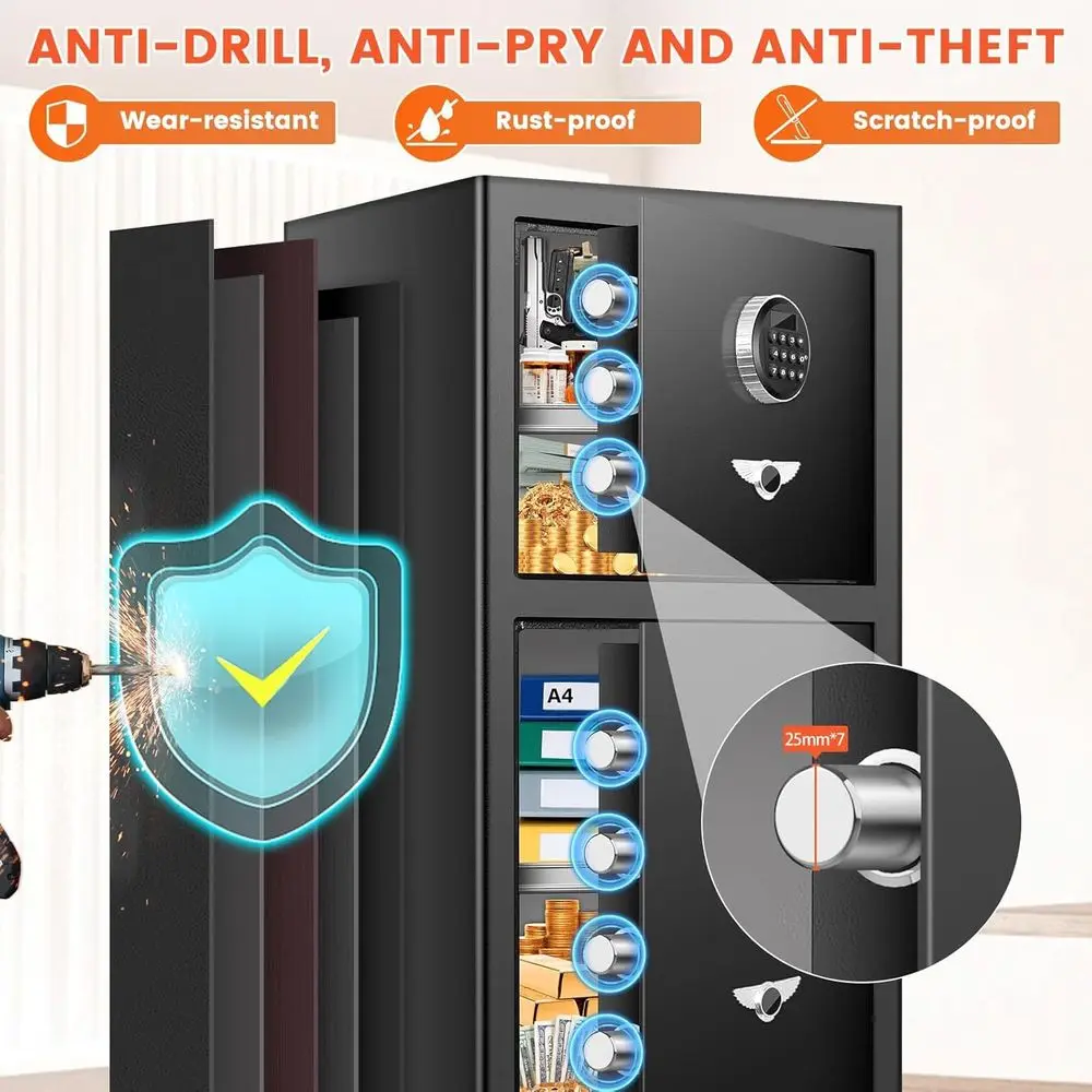 35,4 cm hoge XL dubbele deur b - Home Security Xl recensie en prijs