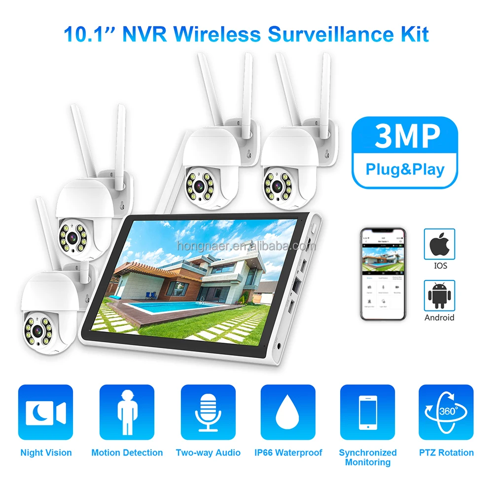 2026 Hongnaer 3MP 4-kanaals Wi - Home Security Camera System recensie en prijs