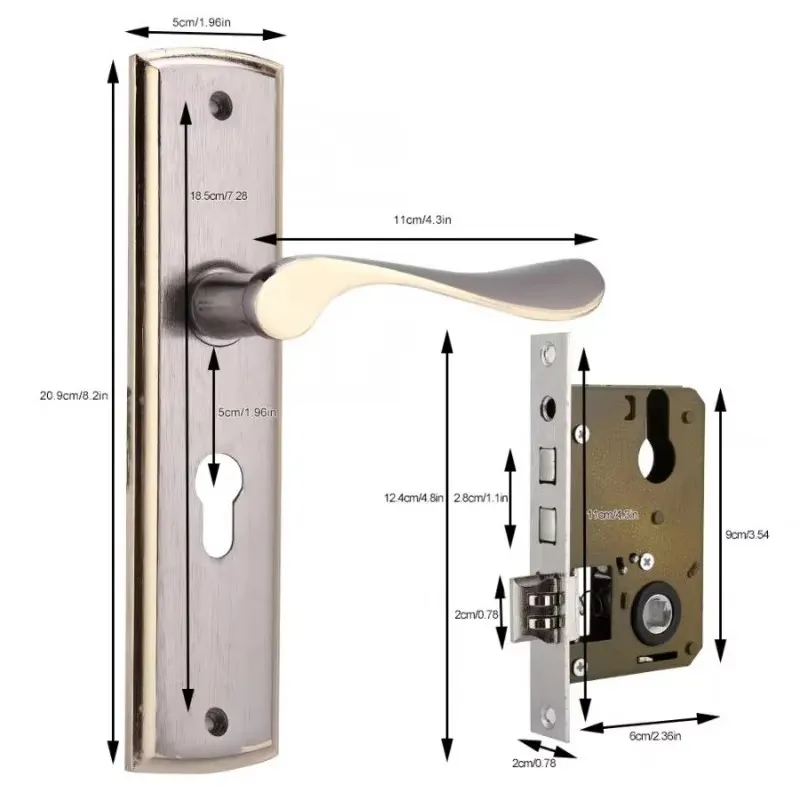 Gouden Deurklink Slot Stille H - Home Security Kitchener recensie en prijs