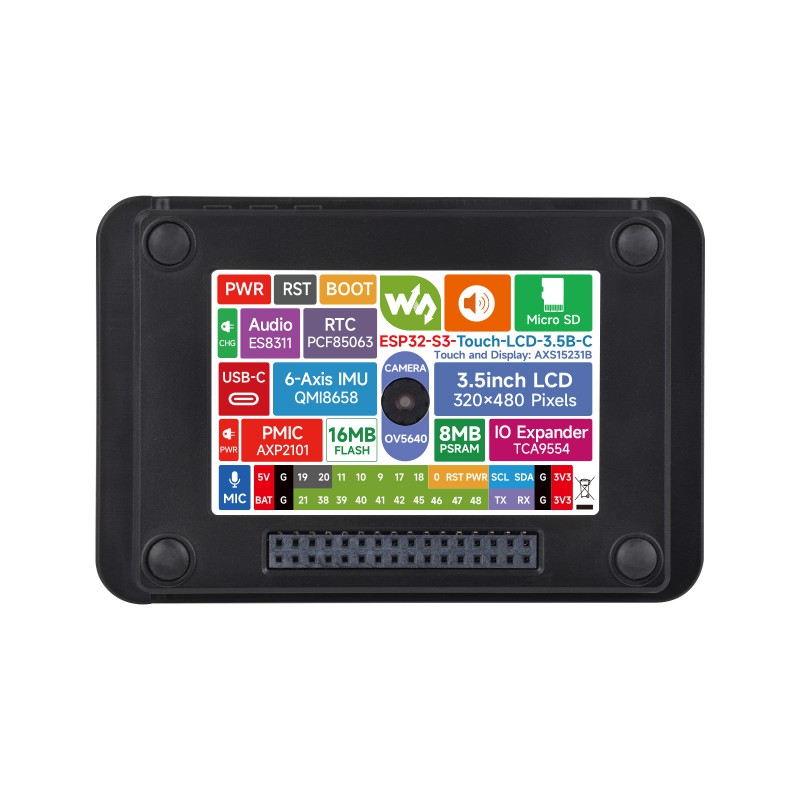 ESP32-S3 3,5 inch Touch LCD-bo - Home Security And Cameras recensie en prijs