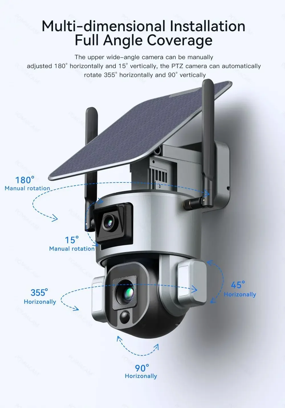 4G draadloze zonnecamera dubbe - Home Security Uk recensie en prijs