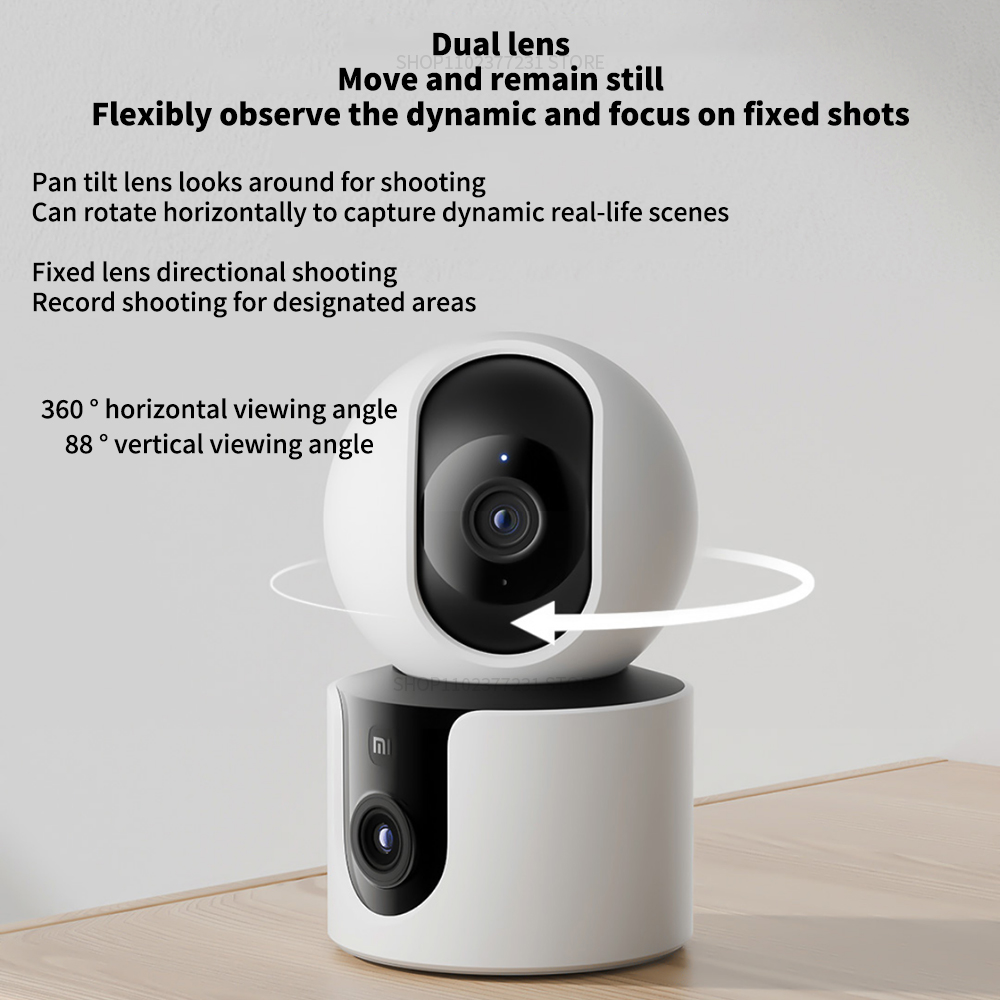Xiaomi slimme camera C300 PTZ  - Home Security Camera 360 Xiaomi recensie en prijs