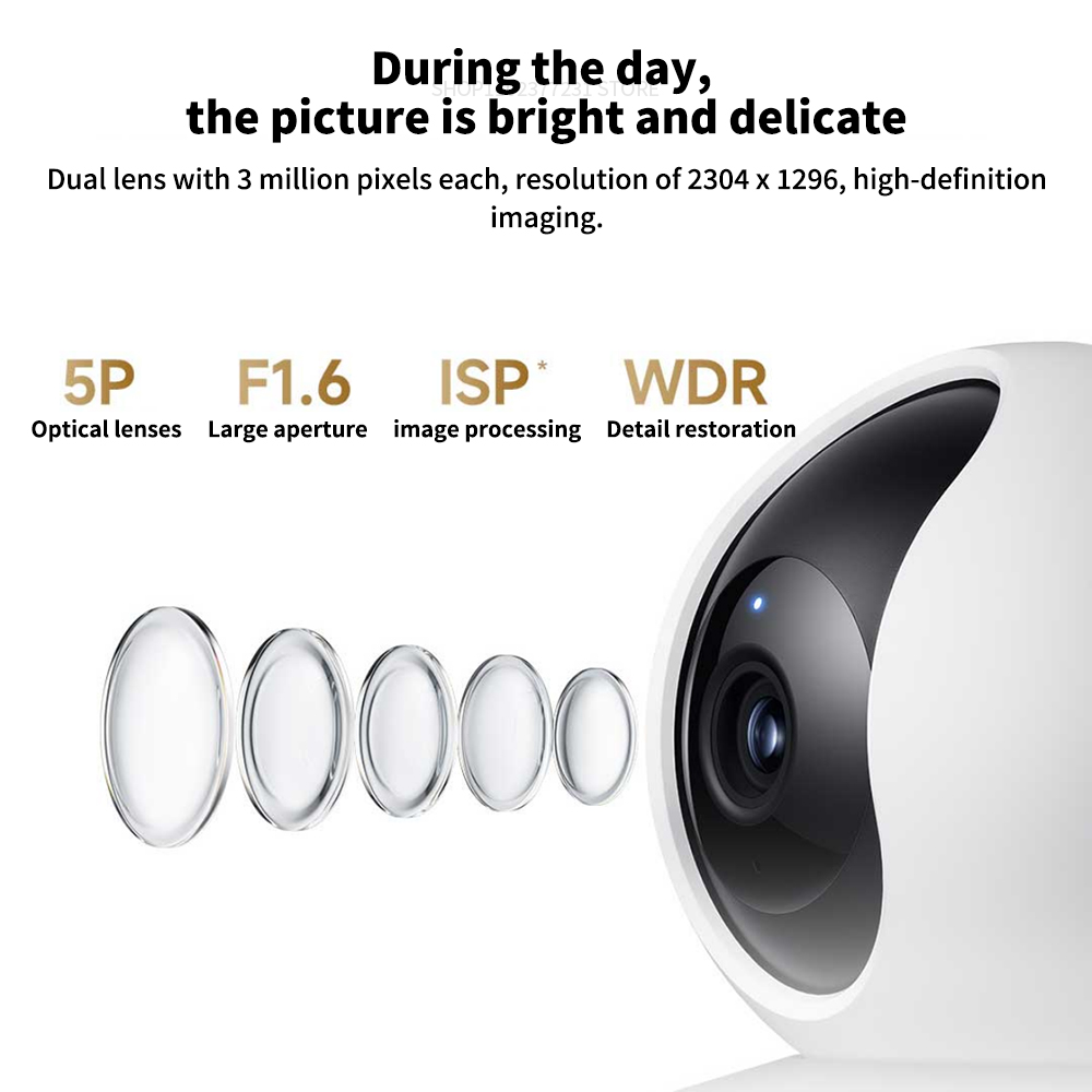 Xiaomi slimme camera C300 PTZ  - Home Security Camera 360 Xiaomi recensie en prijs