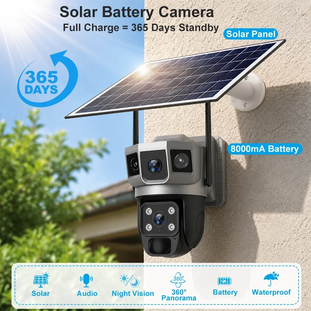 V380 4K 3 Schermen 4G Camera Z - Home Security Network recensie en prijs