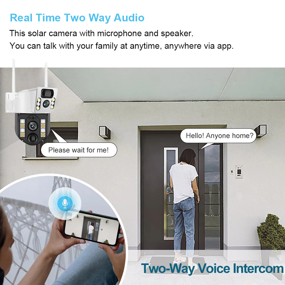 Wifi/4G Zonne-Camera Ip Cctv B - Home Security Network recensie en prijs