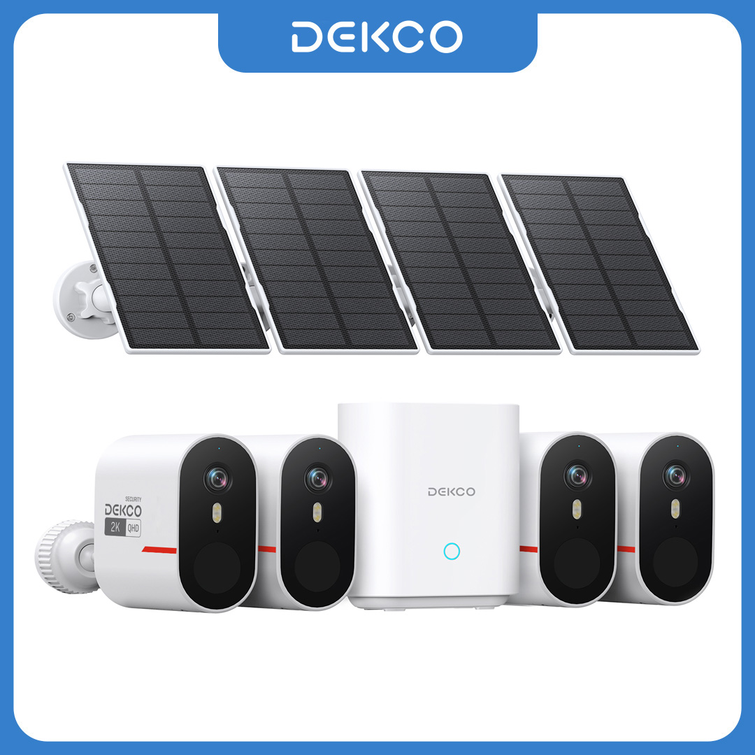 Dekco 3MP WiFi Solar Camera Sy - Home Security Camera System recensie en prijs