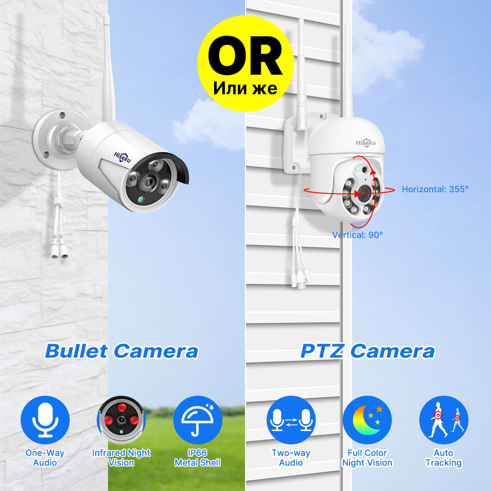 Hiseeu 5MP WiFi CCTV Camera Be - Home Security Camera System recensie en prijs