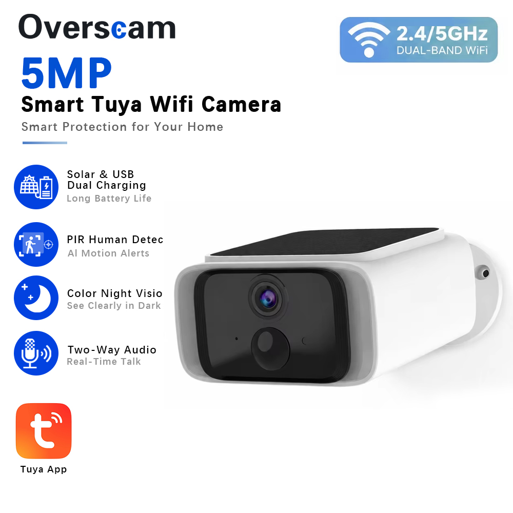 Tuya 5MP Solar Beveiligingscam - Home Security Network recensie en prijs
