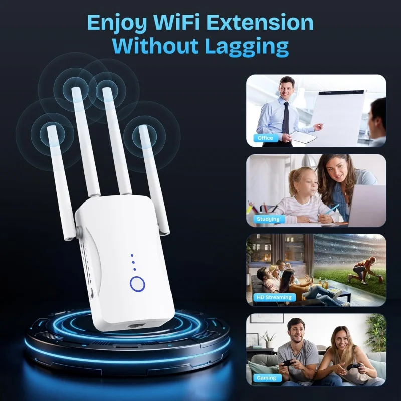 2.4G/5GHz Dual Band WiFi Repea - Home Security Network recensie en prijs