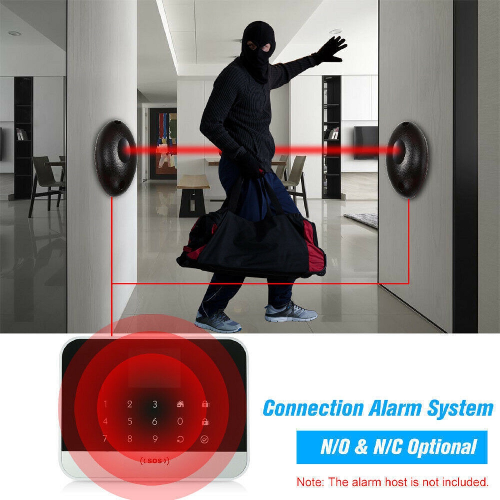 20 m waterdichte actieve foto- - Home Security Laser System recensie en prijs