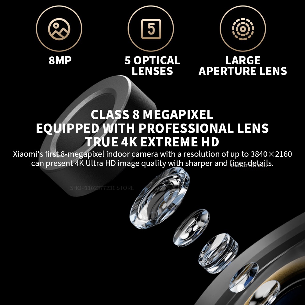 Xiaomi Smart Camera C700 4K 8  - Home Security Camera 360 Xiaomi recensie en prijs