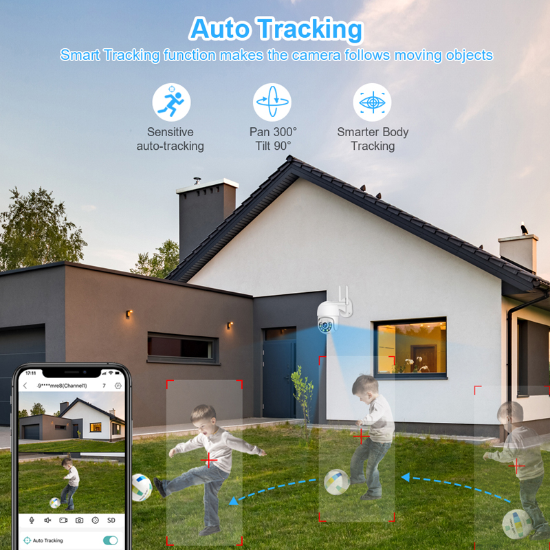 Smar 3MP Draadloos CCTV-beveil - Home Security Camera System recensie en prijs