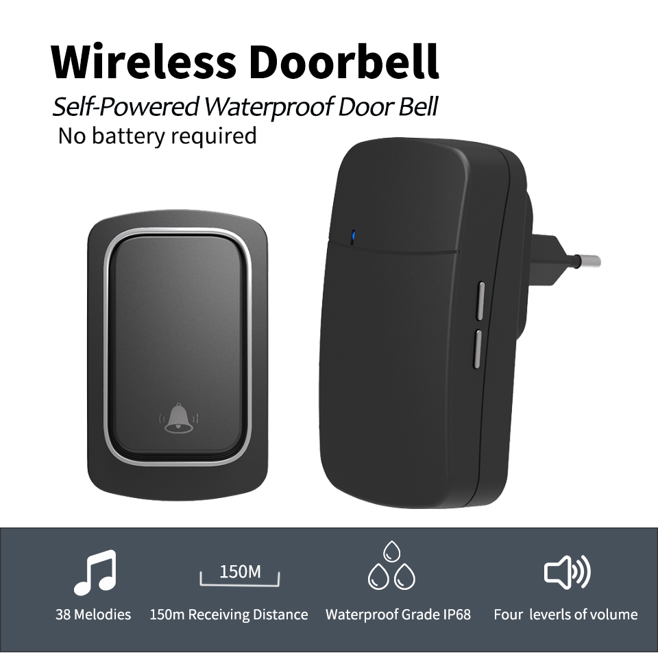 Draadloze deurbel Welkomstbel  - Home Security Uk recensie en prijs