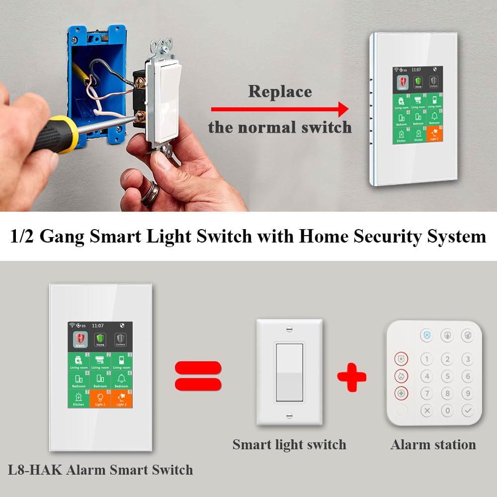 Lanbon LCD Smart Switch 433mhz - Home Security Uk recensie en prijs