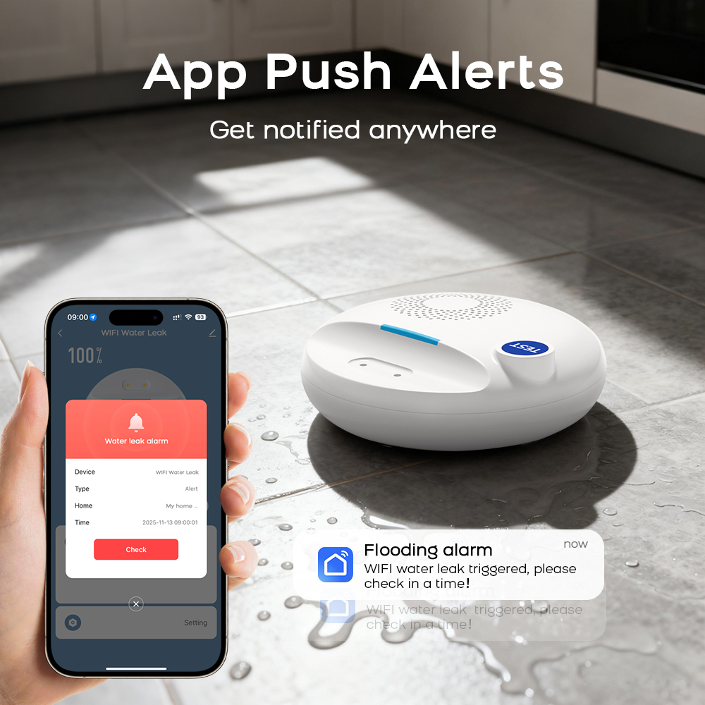 Smart Leak Alarm WiFi Waterdet - Home Security Kitchener recensie en prijs