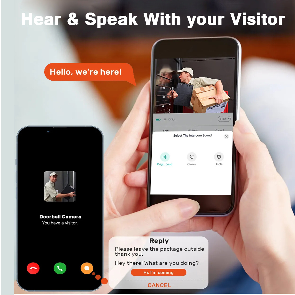 Tuya draadloze slimme videodeu - Home Security La recensie en prijs